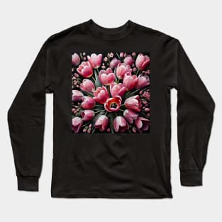 Tulip Flower Long Sleeve T-Shirt